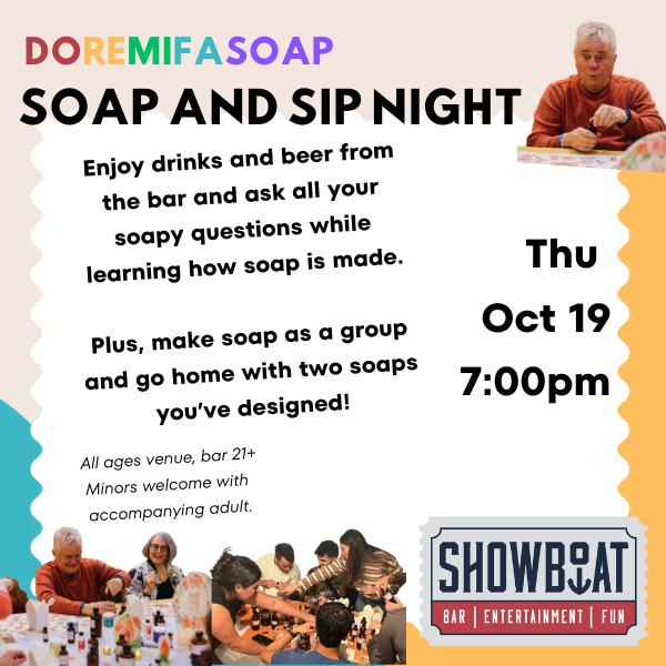 Soap and Sip Registration