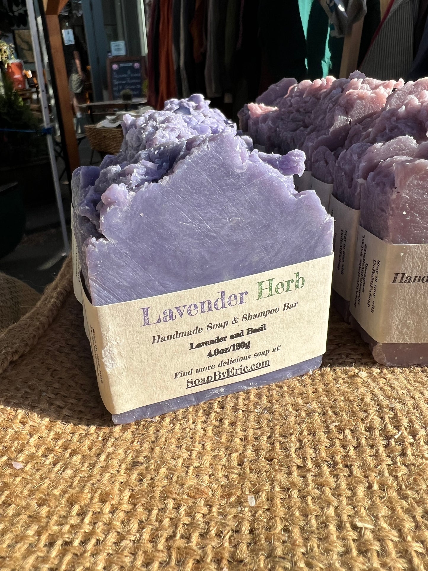 Lavender Herb Handmade Soap/Shampoo Bar