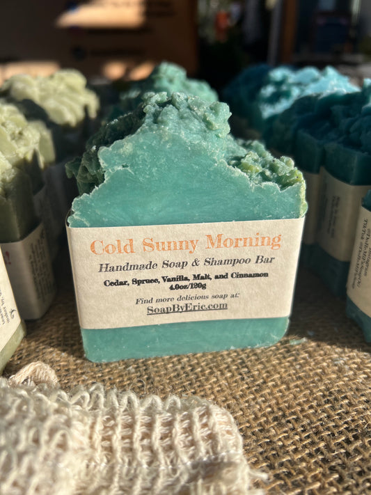 Cold Sunny Morning Handmade Soap/Shampoo Bar